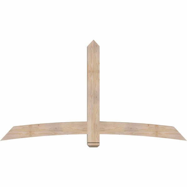 Ekena Millwork Bellingham Smooth Timber Gable Bracket, Douglas Fir, 84"W x 45"H x 5 1/2"D x 5 1/2"F, 13/12 Pitch GBW084X45X0606BEL00SDF - main